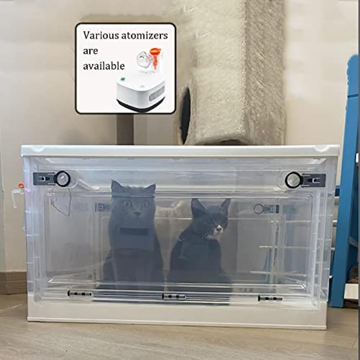 Amazon.co.jp: ネブライザーボックス、ペットの犬猫の動物用酸素ICU